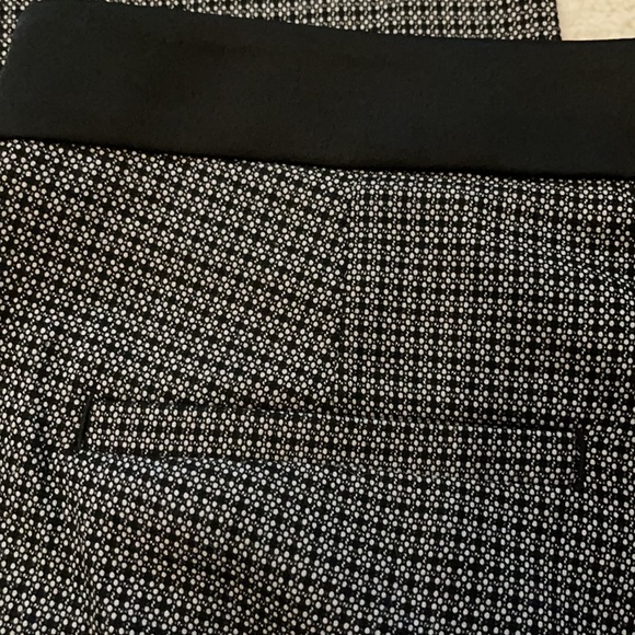 Banana Republic Dress Printed Stripe Black Pants - Picture 7 of 10